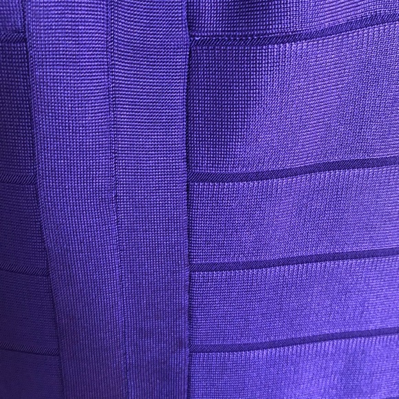 Purple Bandage Dress, full back zipper - Picture 2 of 5